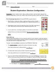 Electron configurations and periodic properties flame test demonstration. Student Exploration Electron Configuration Key 2 Atomic Number Atomic Radius Aufbau Principle Chemical Family Diagonal Rule Electron Configuration Hund S Rule Orbital Pauli Exclusion Principle Period Shell Spin Subshell The Story Best