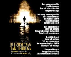Di Tempat Yang Tak Terduga Lirik Lagu Pujian