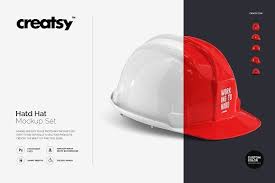 Hard Hat Mockup Set Mockup Free Psd Mockups Templates Business Card Logo