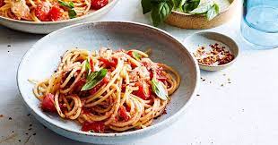No Cook Tomato Tuna Sauce With Spaghetti Recipe How To Cook Pasta Pasta Dishes Cooking