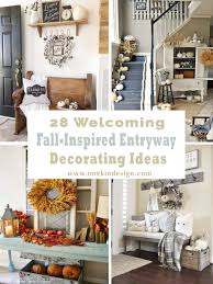 The best front porch decorating ideas for every month of the year. 28 Welcoming Fall Inspired Entryway Decorating Ideas