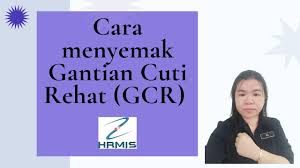 Perintah am bab c jabatan perkhidmatan awam malaysia ppt download. Cara Menyemak Gantian Cuti Rehat Gcr Di Hrmis Youtube