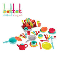 Battat Deluxe Kitchen Pretend Play Accessory Toy Set 71 Pieces Including Pots Pans Kiddies Toys World Play Kitchen Accessories Kitchen Toys For Toddlers Toy Sets