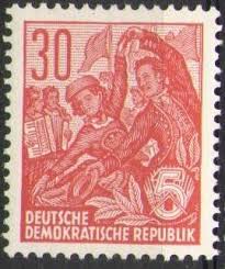 Eigene briefmarken wurden von 1949 bis 1990 in der ddr herausgegeben. 582b Funfjahrplan 30 Pf Briefmarke Ddr Solar Pool Ice Peter Hakim