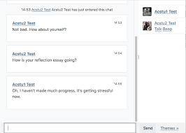 Participate In A Chat Session In Moodle Umass Amherst Information Technology Umass Amherst