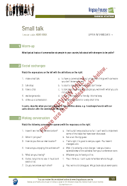 Small Talk Esl Efl Lesson Plan And Worksheet Efl Lessons How To Start Conversations Small Talk