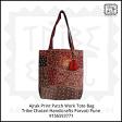 Handmade Ajrak Print Tote Bag