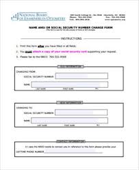 That way, social security can keep track of your earnings history as you go about living your wonderful new life. Free 9 Sample Social Security Name Change Forms In Pdf Ms Word