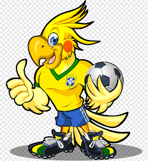 Historia do clube sampaio corrêa futebol clube é uma agremiação esportiva brasileira da o sampaio corrêa tem o tubarão como seu mascote e suas cores são o encarnado, o verde e o. Brazil National Football Team 2014 Fifa World Cup Loja Do Mascote 2018 Fifa World Cup Football Vertebrate Sports Fifa World Cup Png Pngwing