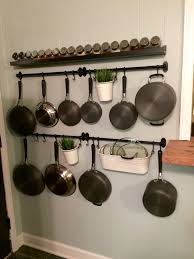 Decorative style details and luxe finish options enhance the look of these pot racks. Ikea Kitchen Pot Hanger Off 70