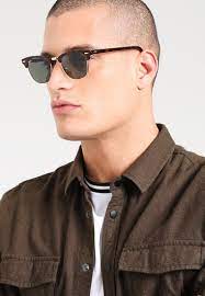 This 100% authentic ray ban clubmaster rb5154 is a cateye shaped frame perfect for men and women with an oval or rectangular face shape. Ray Ban 0rb3016 Clubmaster Sonnenbrille Braun Goldfarben Dunkelbraun Zalando De