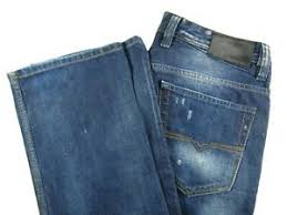Diesel Mens Classic Straight Leg Jeans Denim Jean Button Fly Medium Blue 31 34 Ebay