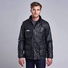 Barbour International Triumph Bonneville Waterproof Jacket Black The Cafe