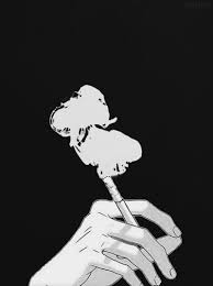 Image of wallpaper blood smoke art guy brunette images for. Broken Heart Sad Anime Girl Gif