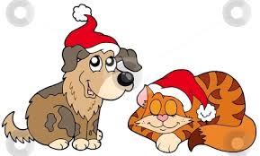 Cartoon portrait a dog with a christmas present vector. Christmas Dog Cartoons Quotes Quotesgram