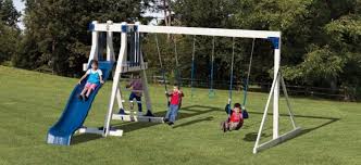 Maybe you would like to learn more about one of these? Kid S Swing Sets Vinyl Playsets Swing Sets Playsets For Kids