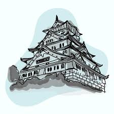 The diorama on the 7th floor contains 19 scenes from the life of hideyoshi toyotomi, karakuri taikoki, his image shown and moved around by high technology. Osaka Castle Stock Illustrations 209 Osaka Castle Stock Illustrations Vectors Clipart Dreamstime