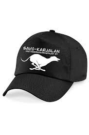 B10 lippis Savo-Karjalan Vinttikoiraharrastajat logolla