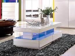 table basse fabio mdf laque blanc leds table basse vente unique meubles maison loisirs ventes pas cher com table basse table basse rangement acheter table basse