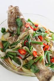 Ikan siakap 3 rasa sedap macam restoran thai. Ikan Kerapu Stim Ala Thai Azie Kitchen
