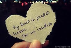 My Heart Is Perfect Love Quotes Cute Night Heart Writing Paper Sweet Love Quotes Love Quotes For Her Love Quotes For Him