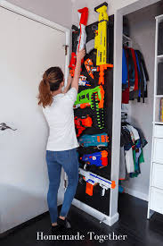 This is sure to be every kid's favorite spot in the house! A Step By Step Guide On How To Build A Nerf Gun Wall Homemade Together