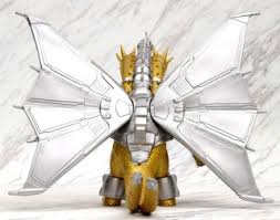 His skin is decayed with a pale chalky coloring, his eyes are surrounded by thick black rings of decay, and his teeth and fingernails are severely decreased and discolored. Movie Monster Series Mecha King Ghidorah Character Toy Hobbysearch Toy Store