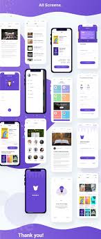 Bookly Ios Sketch App Template Vector Shapes Project Big App Templates Ideas Of App Templates Android App Design Iphone App Design App Interface Design