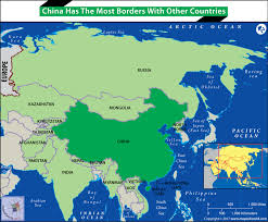 As observed on the physical map of china above, the country has a highly varied topography including plains, mountains, plateaus, deserts, etc. Which Country Has The Most Borders With Other Countries Answers In 2021 Oceans Of The World Countries Of The World Map