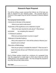 Research Paper Proposal Assignment Sheet And Grading Rubric Mla Format Assignment Sheet Research Paper Proposal Paper