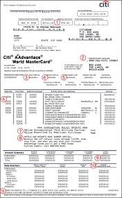 Citibank Statement Template - Best Template Collection
