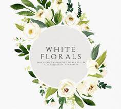 Related Image White Flower Clip Flower Clipart Floral Watercolor