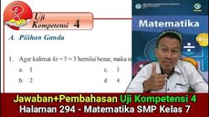 Kunci jawaba halaman 29 akan membahas pertanyaan tentang menuliskan cerita singkat berdasarkan peta wilayah yang telah kamu buat. Uji Kompetensi 4 Halaman 294 Matematika Smp Kelas 7 Buku Kurikulum 2013 Youtube
