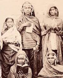 1875. A rare photograph of Sikh girls ...