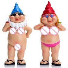 See more ideas about funny garden gnomes, gnomes, gnome garden. Rude Garden Gnomes Nude Figurine Naughty Funny Gnome Statue Christmas Gifts 2pcs Ebay