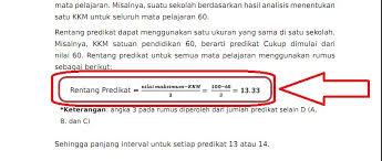 Cara Menentukan Nilai Predikat Rapor Sd Kurikulum 2013 Edisi Revisi Coretan Guru