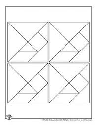 Each tangram is on a 3.7 x 4.9 card and there are 4 cards per page. Printable Christmas Tangram Puzzles Woo Jr Kids Activities
