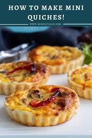 Chicken And Mushroom Mini Quiches Mini Quiche Recipe Recipe Mini Quiche Recipes Breakfast Brunch Recipes Quiche Recipes