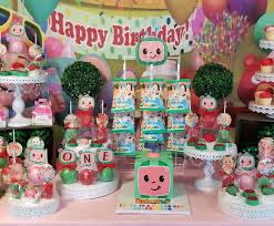 Cocomelon Dessert Table Decorations 2nd Birthday Party For Boys 2nd Birthday Party For Girl Baby Birthday Decorations