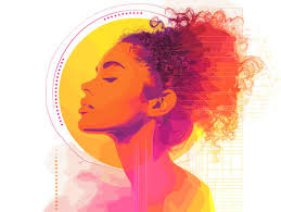 Ragazza Doppia Esposizione Vettoriali, Illustrazioni e Clipart