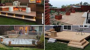 Learn how fasteners, lighting, railing what factors go into deck cost? 30 Cheap Ideas How To Makeover Backyard Deck Simphome