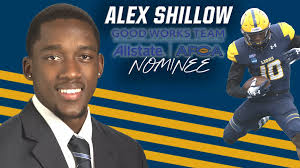 Alex Shillow nominated for 2019 Allstate AFCA Good Works Team®