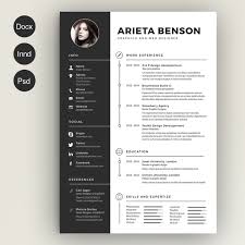 The resume templates available on this site are in powerpoint format, unlike resumes in word format, ppt files are compatible with all word processing software (microsoft office, openoffice, free office. 28 Minimal Creative Resume Templates Psd Word Ai Free Download Premium Super Dev Resources