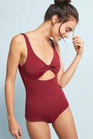 Mara Hoffman Adeline Tie Front One Piece Swimsuit One Piece Swimsuit Swimsuits For Teens One Piece Swimsuit Slimming