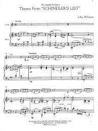 Of course, the schindler's list theme's sheet music has also got the public's attention, being particularly appreciated by the piano artists and fans. 6670540 Schindlers List Theme Piano Violin