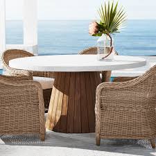 Balboa Outdoor Round Dining Table In 2020 Round Outdoor Dining Table Outdoor Dining Furniture Round Dining Table