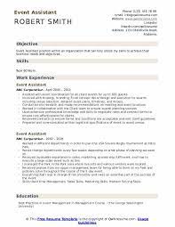 The cv builder keeps your cv looking consistent and clear! Event Assistant Resume Samples Qwikresume