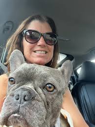 Meet my newest foster: Honey. She had to have her front right leg amputated  and is doing great! Even though she is