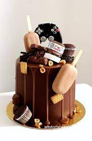 A surprise birthday cake with white chocolate fudge cake, layered with white chocolate buttercream and covered in white chocolate ganache. 37 Best Kids Birthday Cake Ideas Yummy Chocolate Cake