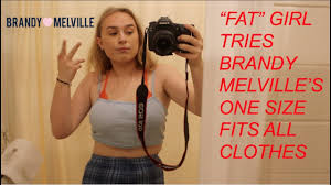 How to shrink spandex clothes. Fat Size M Girl Tries Brandy Melville Tiny Clothes Youtube